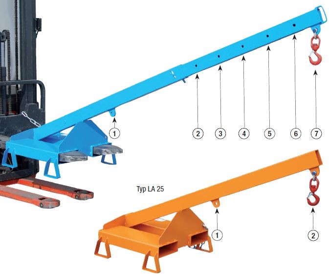 Stapler Lastarm LAT-25-1,0 / Kranarm
