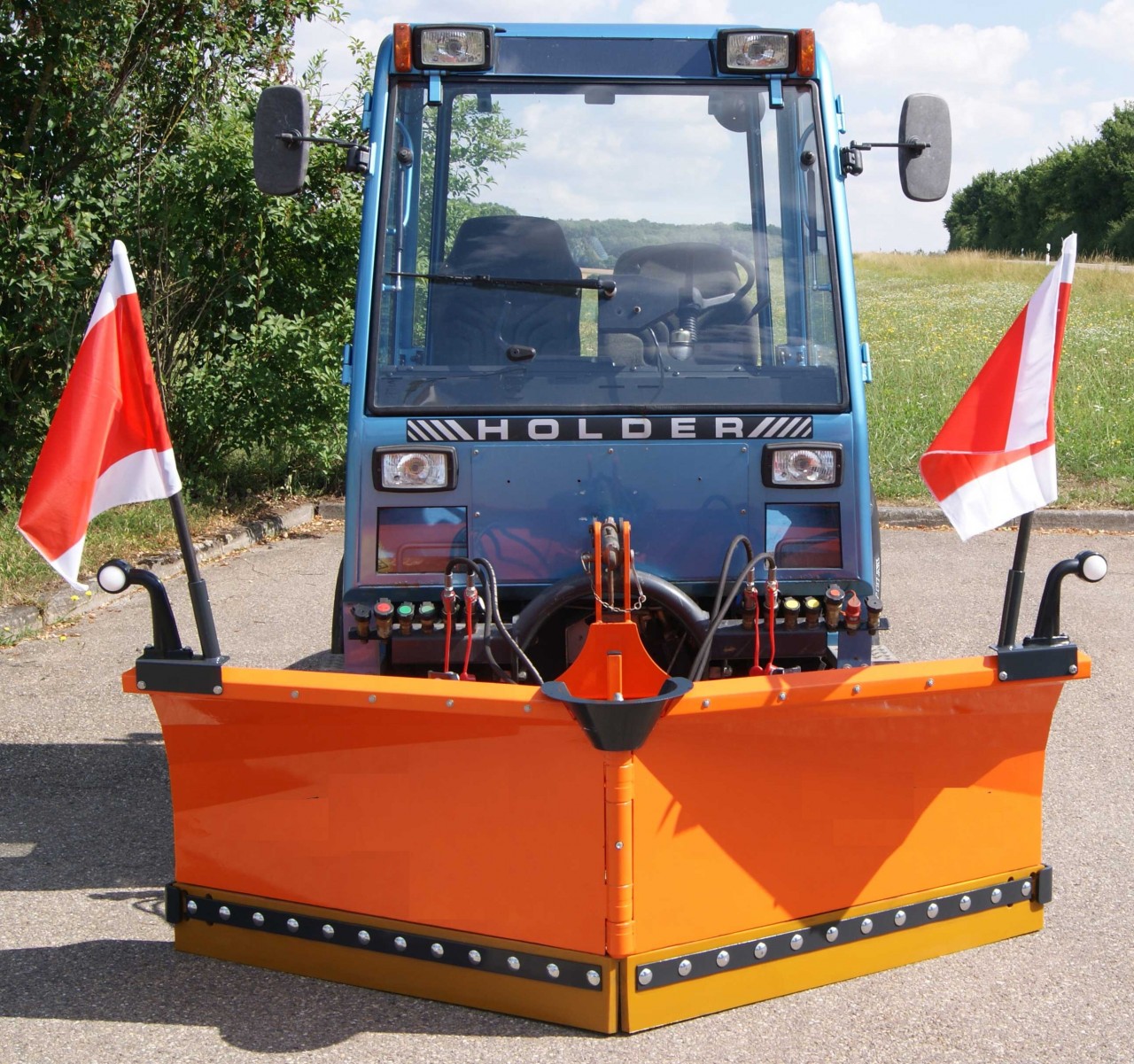 Schneepflug SVS-160 für Kuppeldreieck