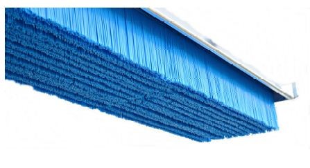 12 Borstenreihen mit Spezialborsten