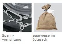 Schneekette / Leiterkette Typ-A für Stapler