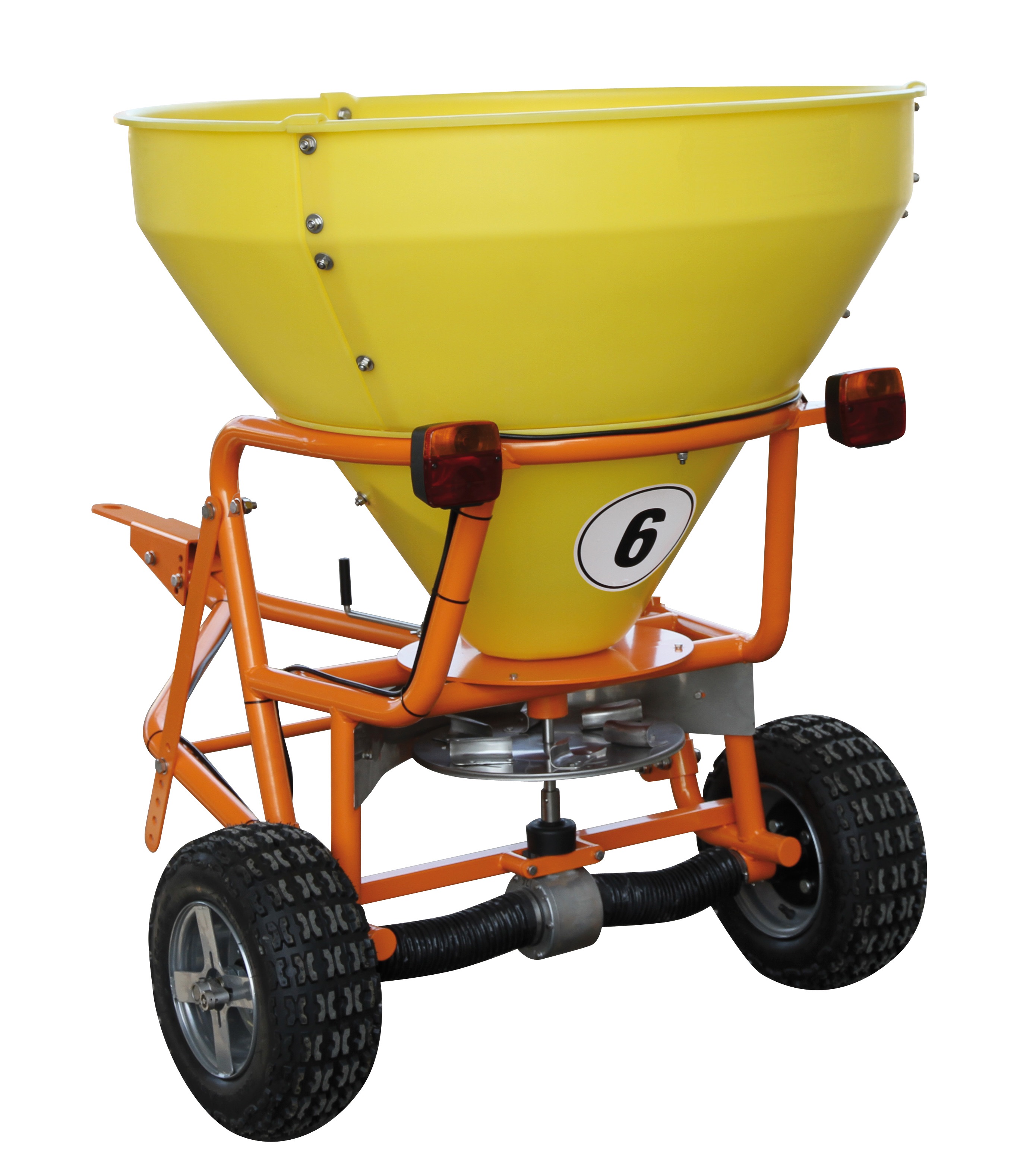 Muntel Verstellbarer Salzstreuer 12L - Streuwagen & Dngerstreuer Fr  Winterdienst, Garten & Terrasse Mit Gleichmiger Verteilung