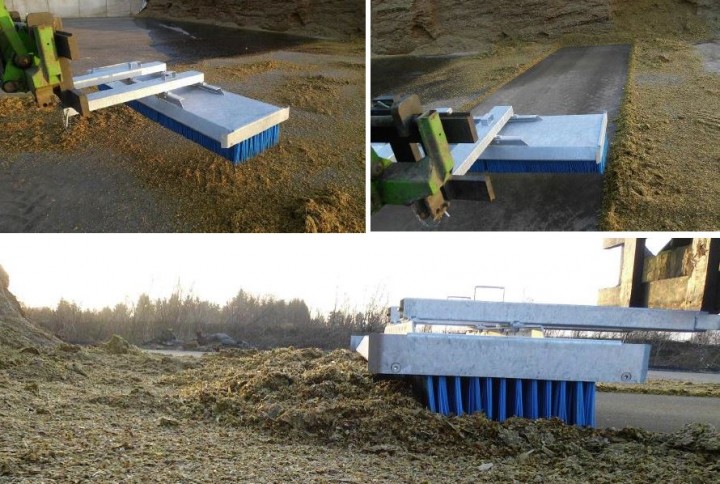 Kehrbesen im landwirtschaftlichen Einsatz