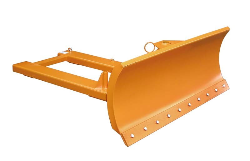 BAUER Schneeschieber S-150 - Stahlschürfleiste für Gabelstapler